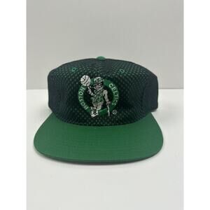 Vintage 90s Starter NBA Boston Celtics Hat Cap SnapBack Net Design